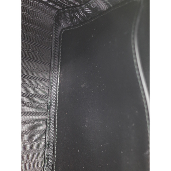 Prada Diagram Leather Bag Chain Shoulder Bag Black - Picture 6 of 9